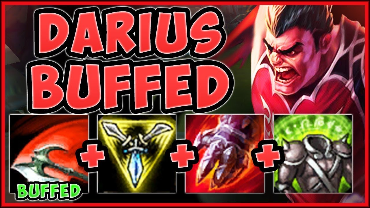 WTF! NEW DARIUS Q HEALING IS 100% OVERBUFFED! BUFFED DARIUS SEASON 9 TOP GAMEPLAY! League of Legends