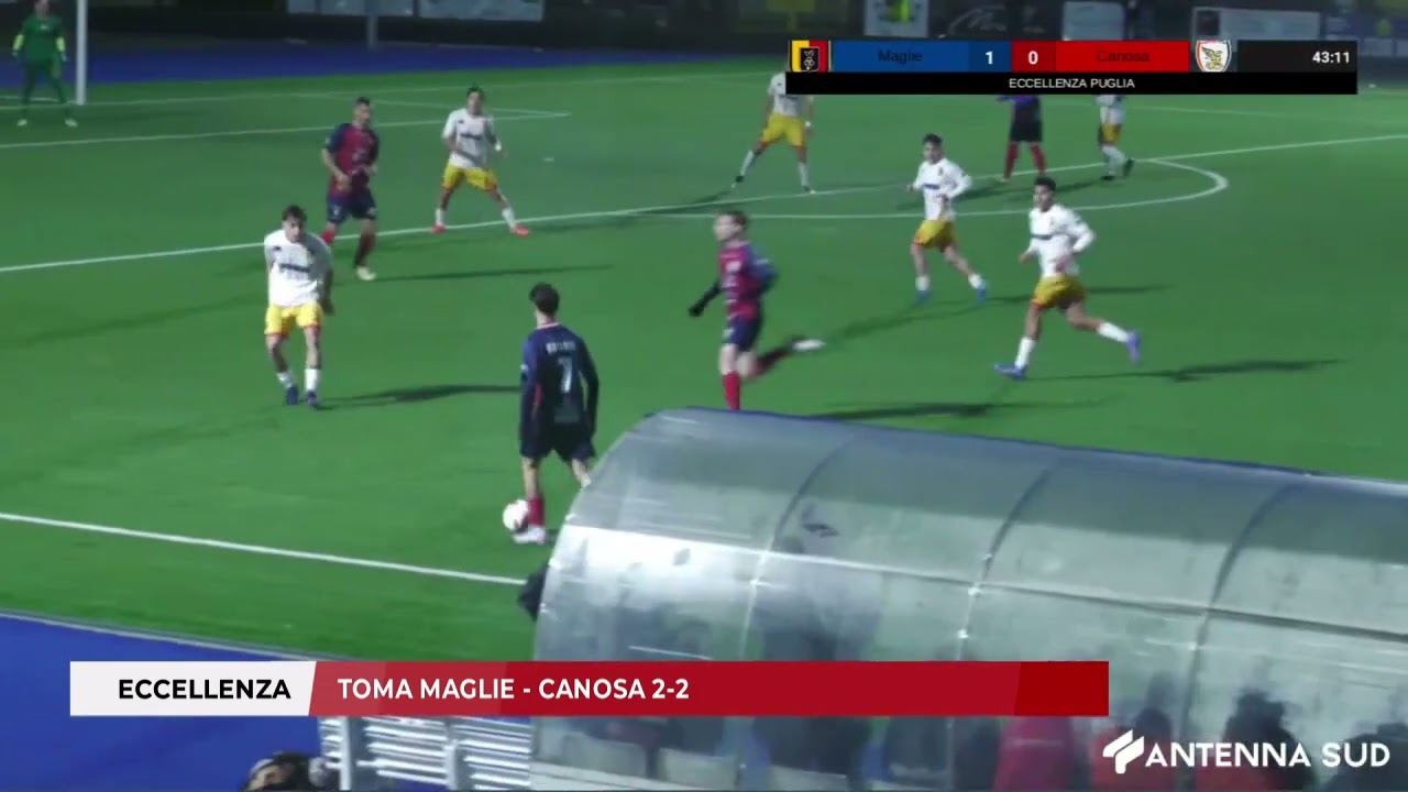 16 MARZO 2026 - ECCELLENZA: TOMA MAGLIE - CANOSA 2-2