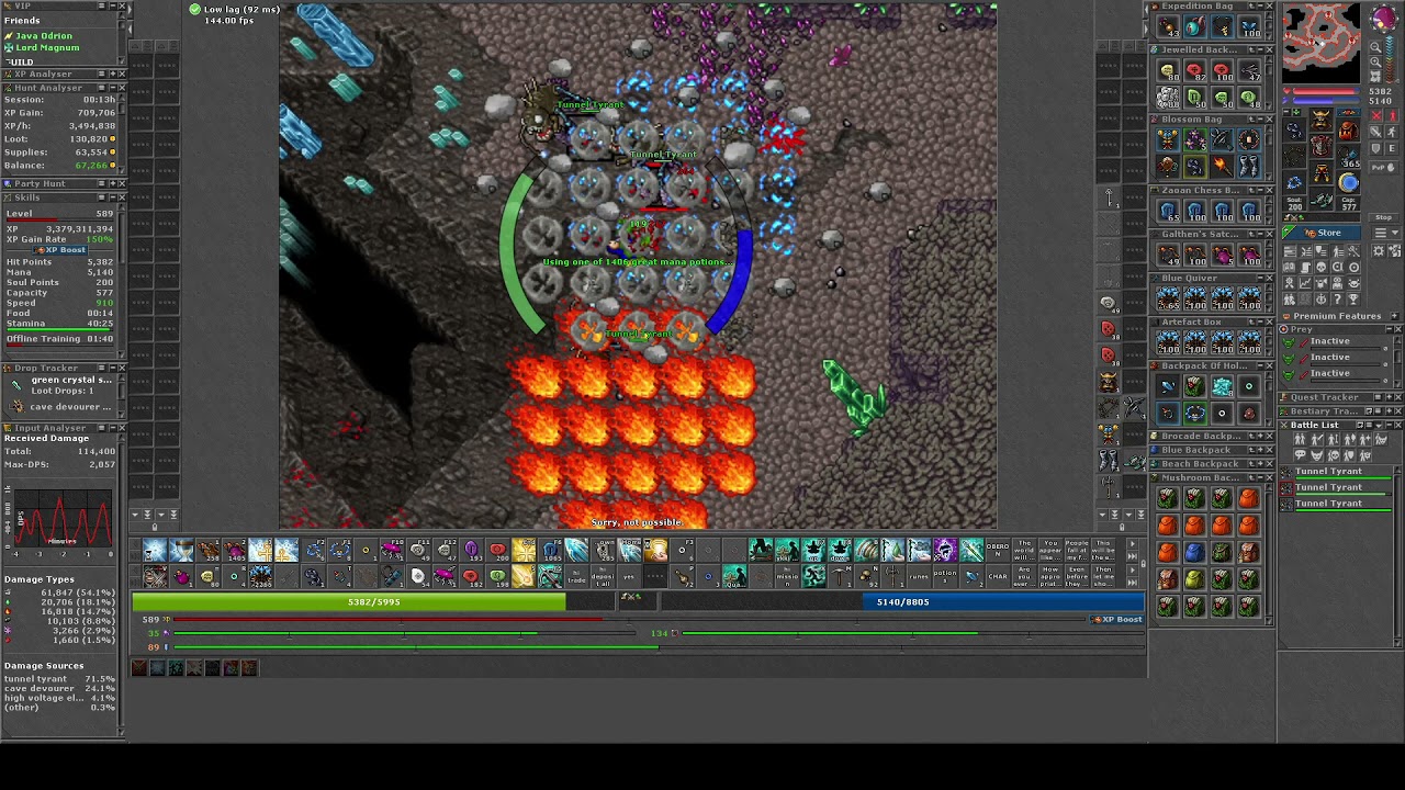 RP 580+ -- Warzone V 5 - ✅ Rune Charms (Tunnel Tyrant [Low Blow], Cave Devourer [Zap])