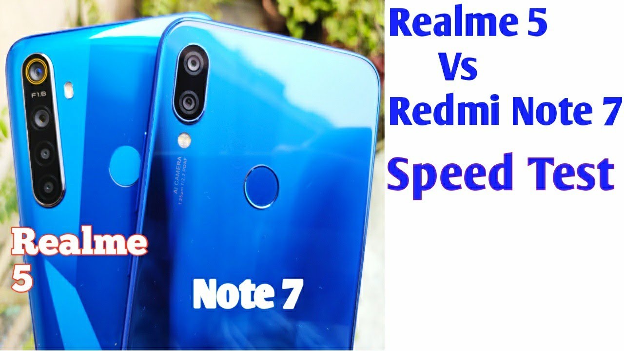 Realme 5 Vs Redmi Note 7 Speed Test, Multitasking Comparison