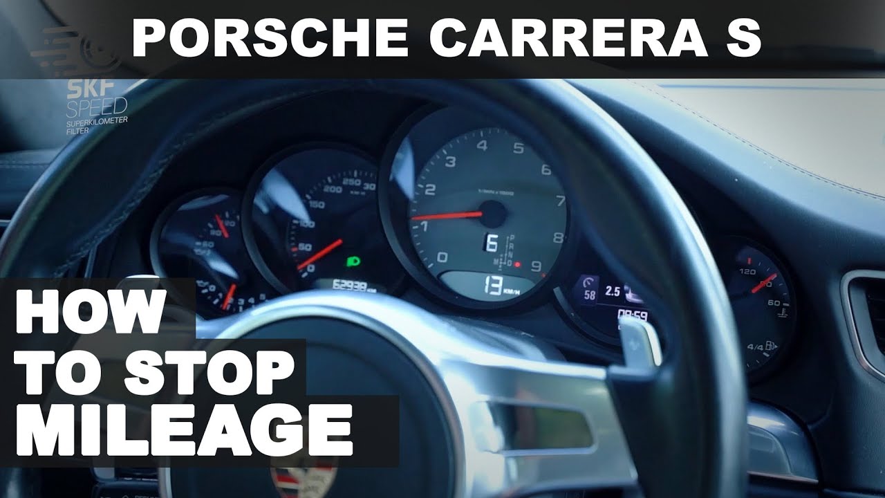 PORSCHE 911 CARRERA S | MILEAGESTOPPER - ODOMETER CORRECTION -  MILEAGE ADJUSTMENT | DIY