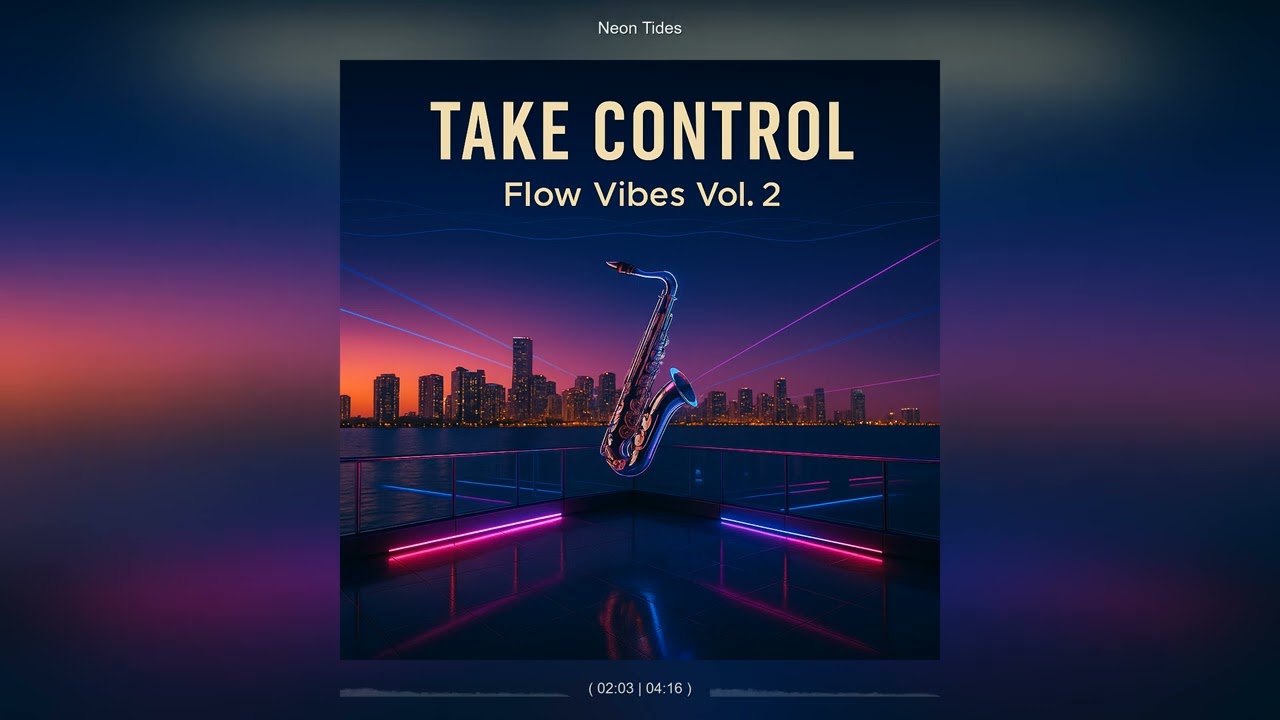 Take Control Flow Vibes – Vol. 2 - Track 08 - Neon Tides [KjBx Visualizer]