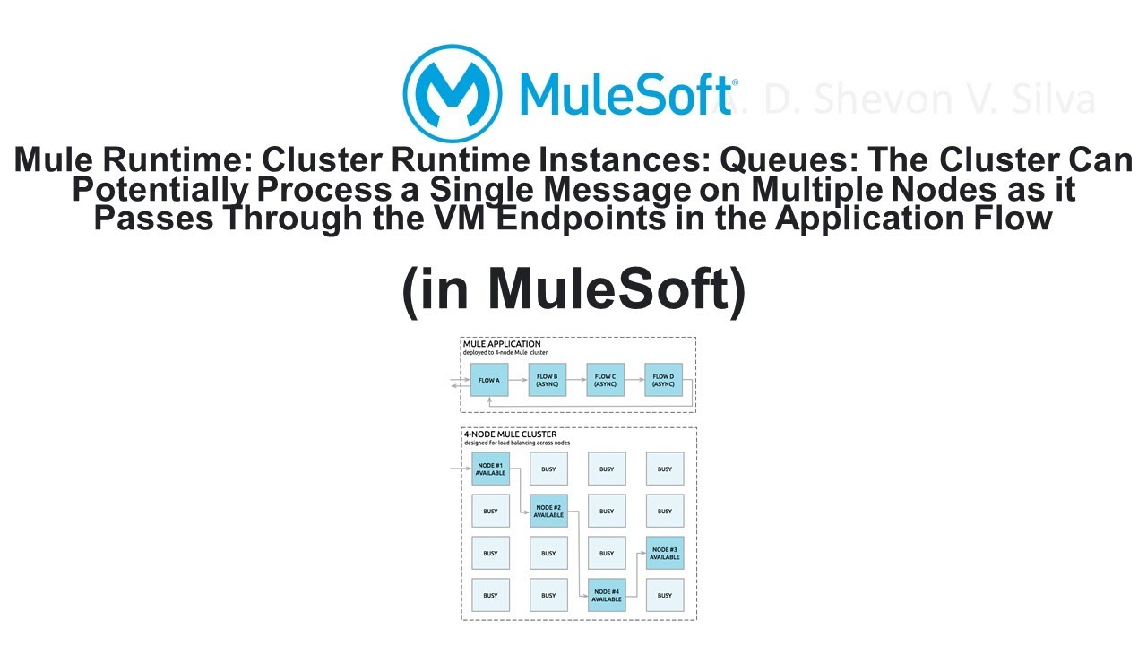 Cluster Runtime Instances: Queues: The Cluster Can Potentially Process a Single Message(in MuleSoft)