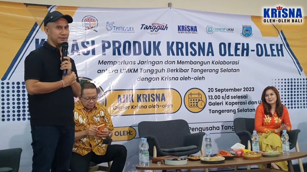 PERSIAPAN PEMBUKAAN KRISNA NUSANTARA JAKARTA, AJIK KURASI PRODUK UMKM TANGERANG SELATAN !!!