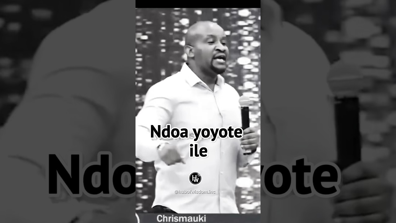 &ldquo;Hii ni kwa ndoa yoyote ile, na kabla ya kuoa au kuolewa ni muhimu kuzingatia.&rdquo; - By Dr. Chris Mauki
