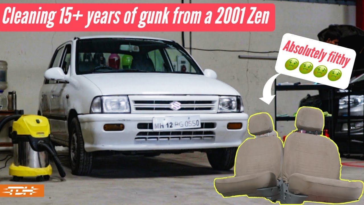 Cleaning 15+ years of trash from our 2001 Zen Project Car 🤢! ABSOLUTELY FILTHY | Project Zen