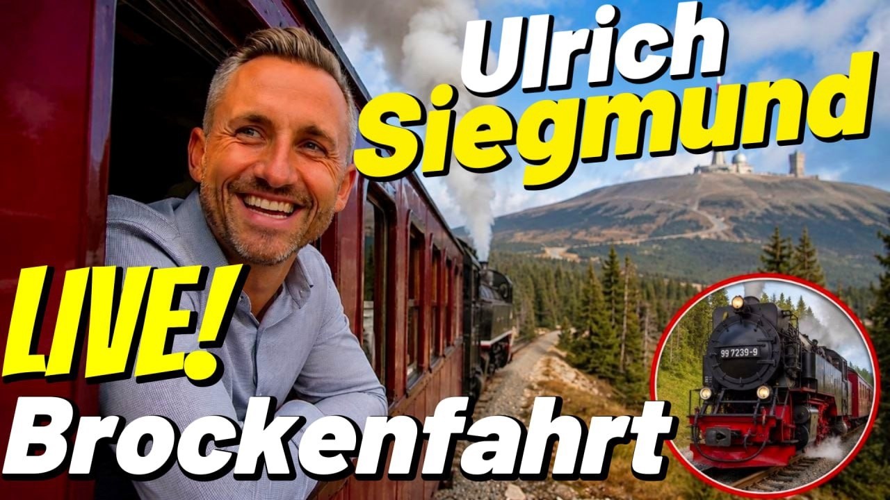 LIVE ❗️ Ulrich Siegmund Brockenfahrt Harzer Schmalspurbahnen Landtagswahl Vision 2026 AfD