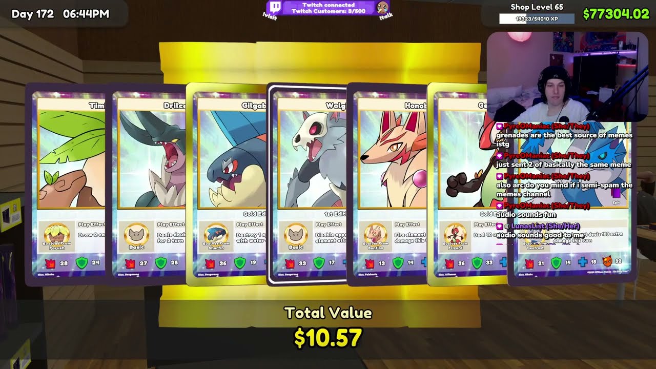 Arcadia Streams - TCG Card Shop Simulator Part 11 (2024-12-23 VOD)