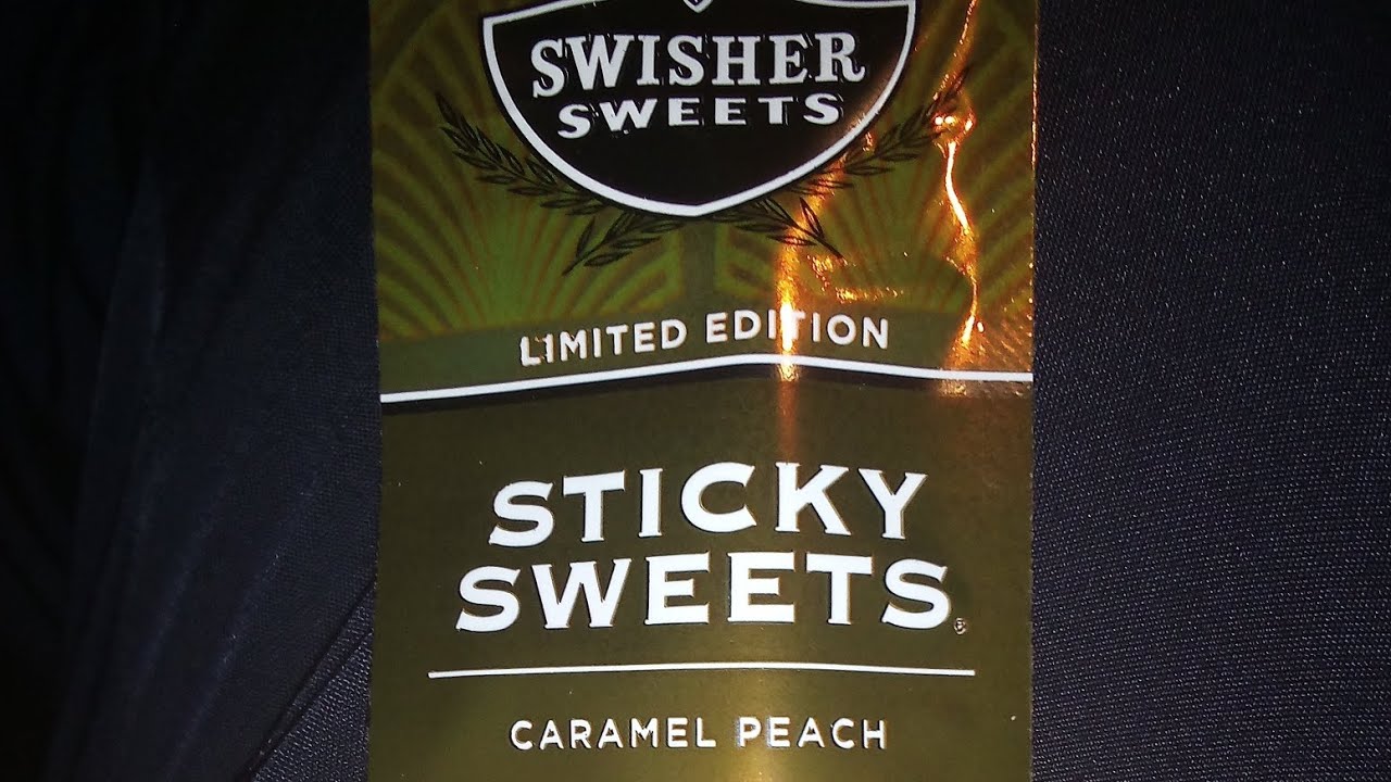 Swisher sweets limited edition sticky sweets caramel peach cigar review