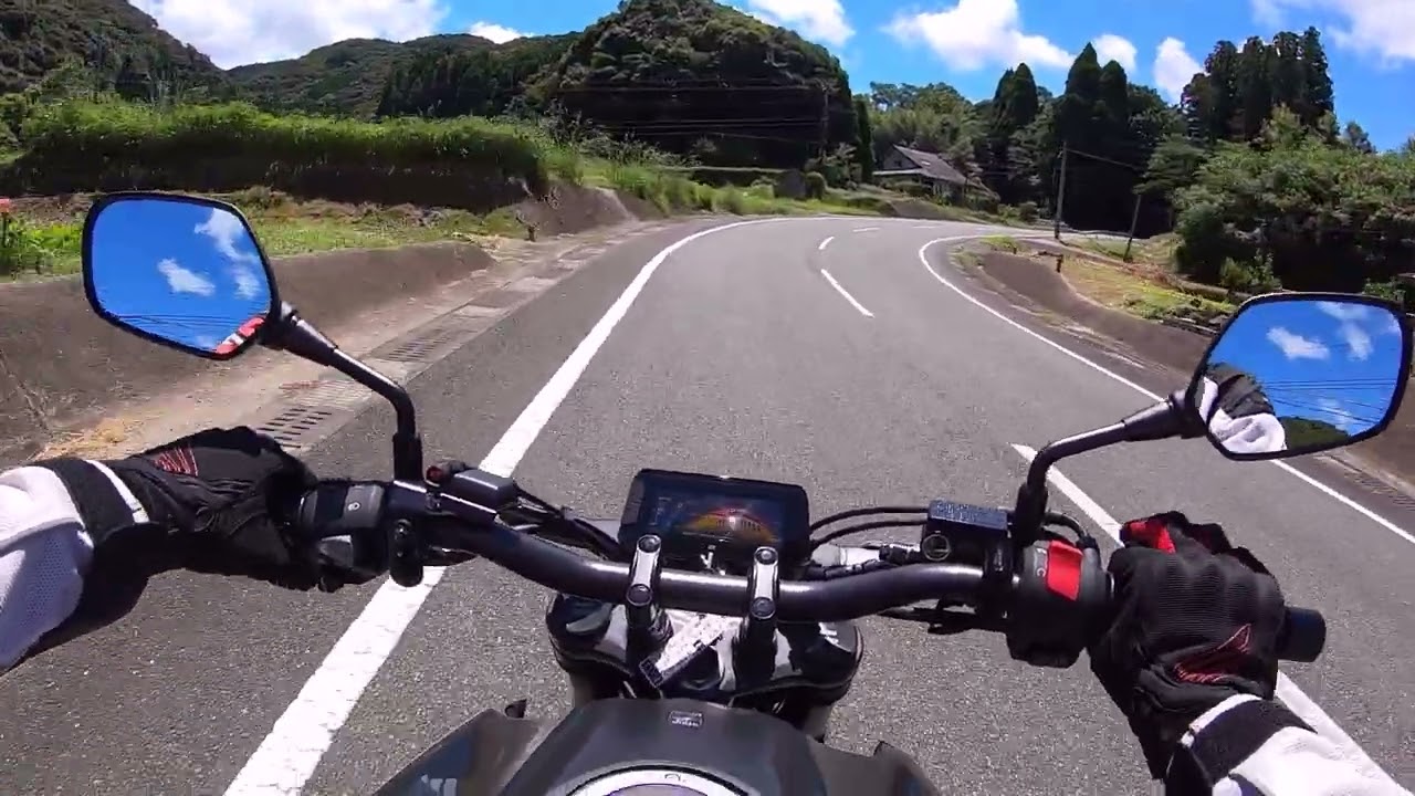 【CB250R 8BK-MC52】2022年型CB250R 峠道慣らし走行 #ホンダレンタルバイク 2022.8.8