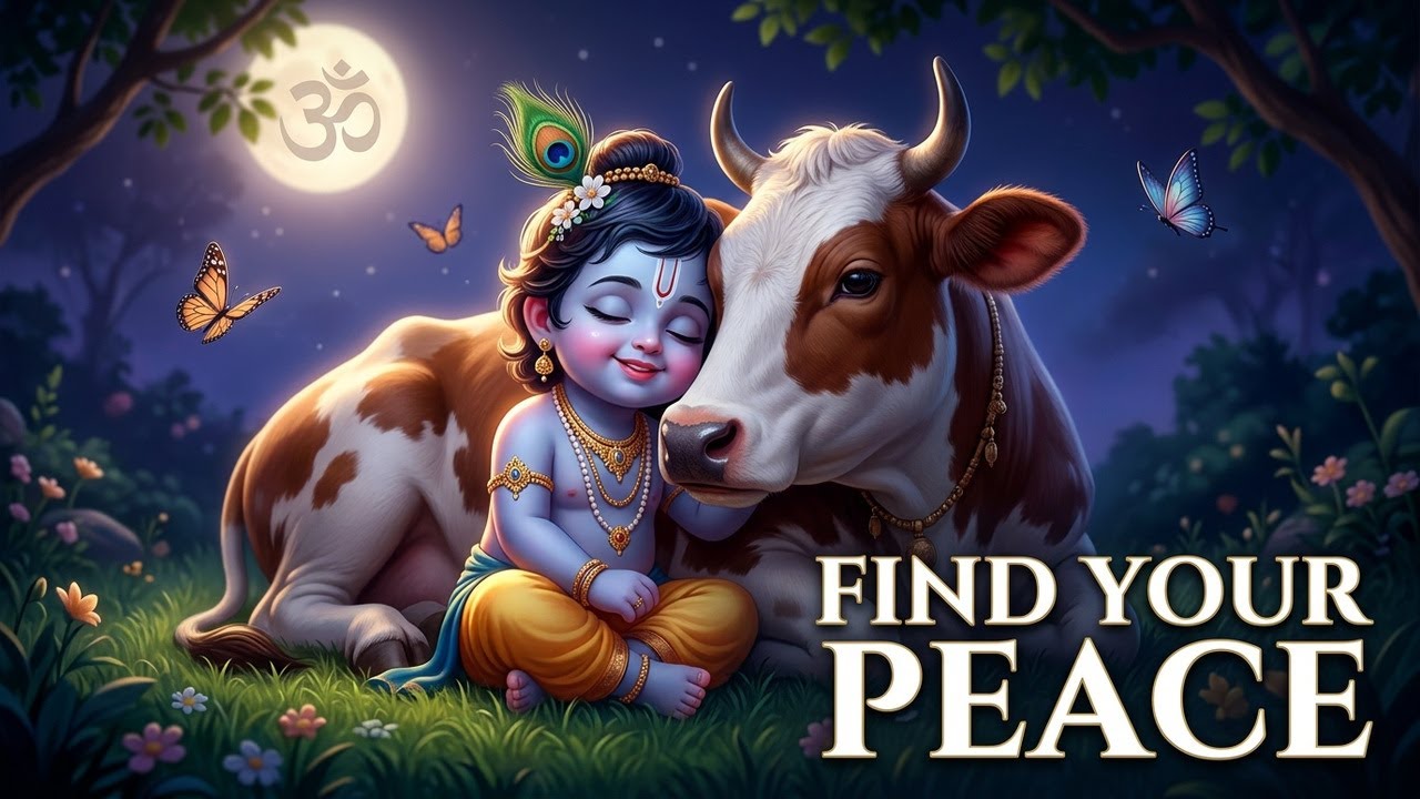 KRISHANAYA VASUDEVAYA 108 Times | POWERFUL Krishna Mantra for Inner Peace