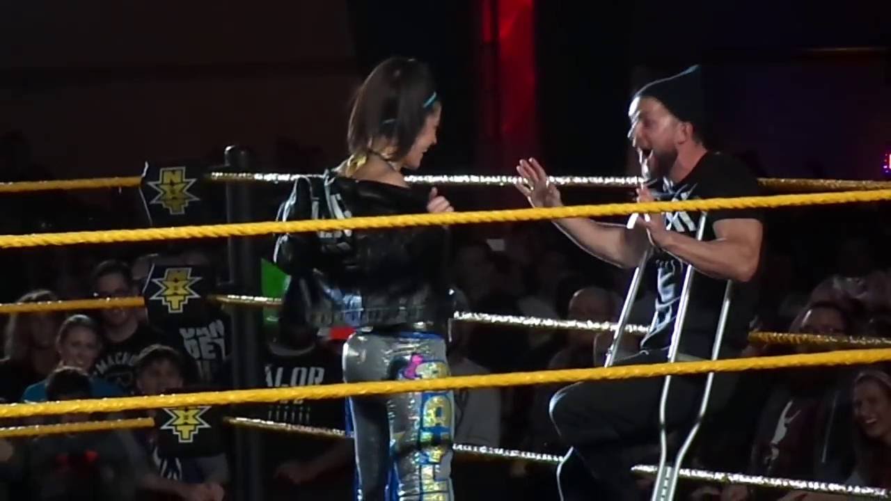 Bayley does Finn Balor's Entrance & More 2/6/16 NXT Indy