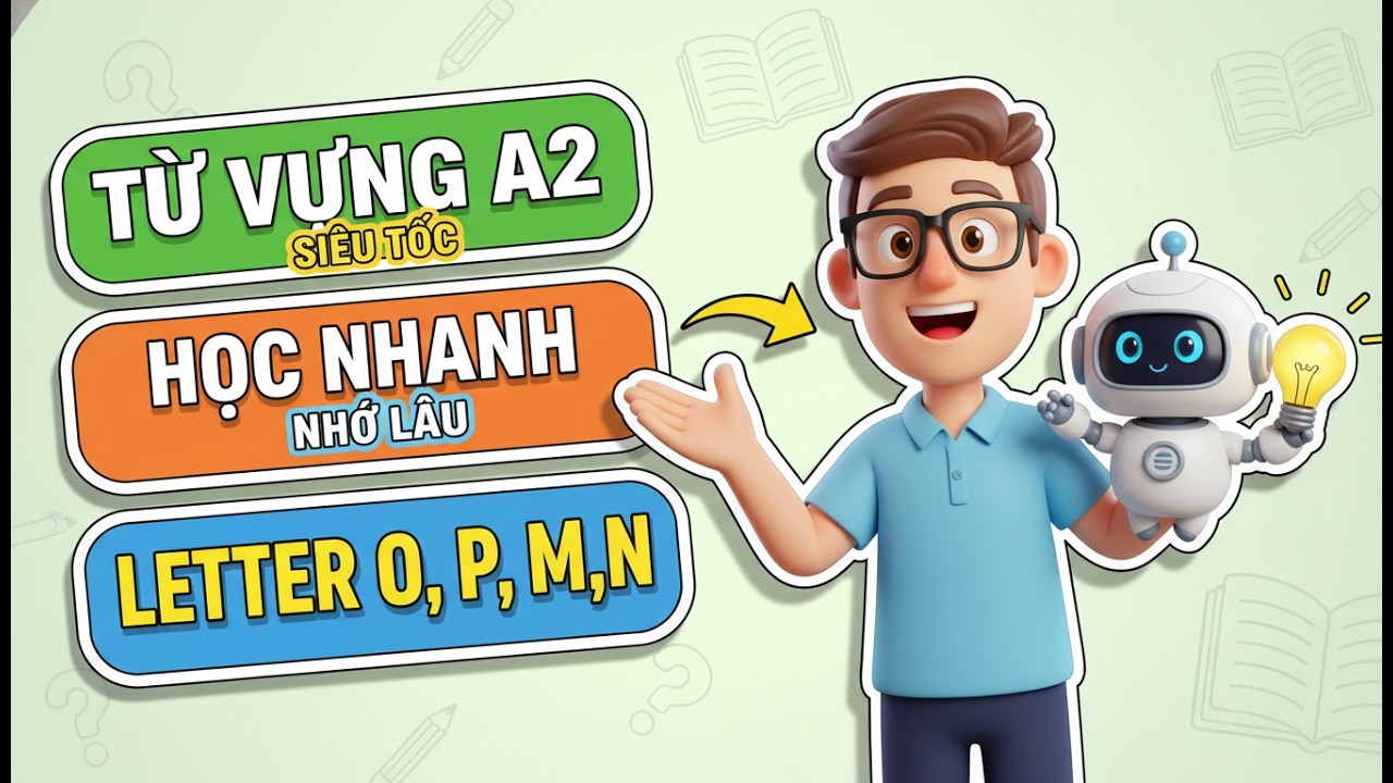 792 Từ Vựng Tiếng Anh A2: Học Là Nhớ! [Phần 6]