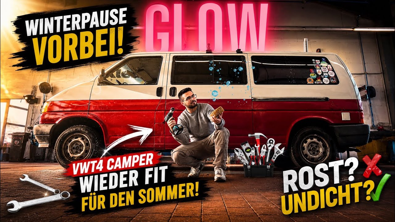 Rost & Undicht?! Mein VW T4 Camper wird fit für die neue Saison 🧽🔨