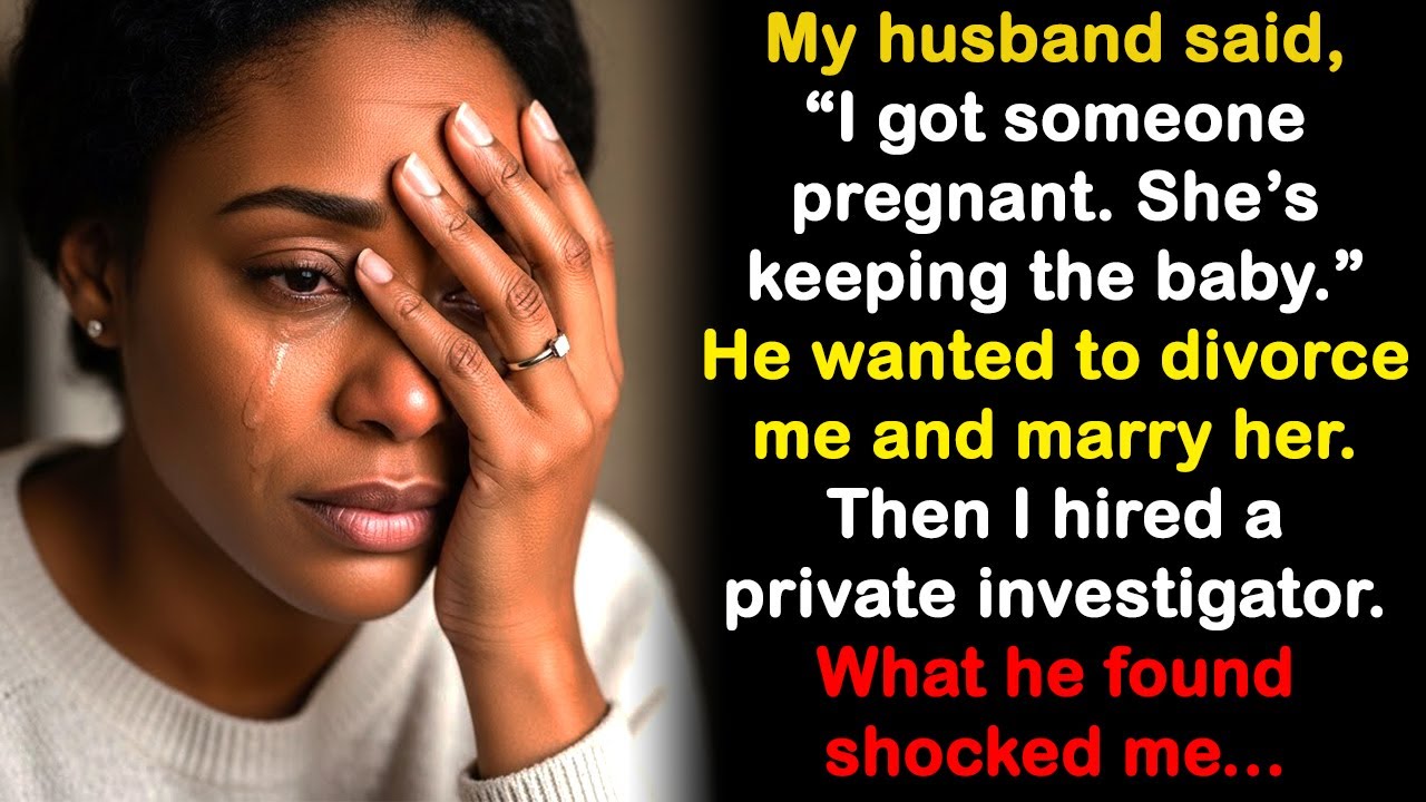 My Husband’s Mistress Claimed She Was Pregnant with His Baby… So I Hired a Private Investigator.
