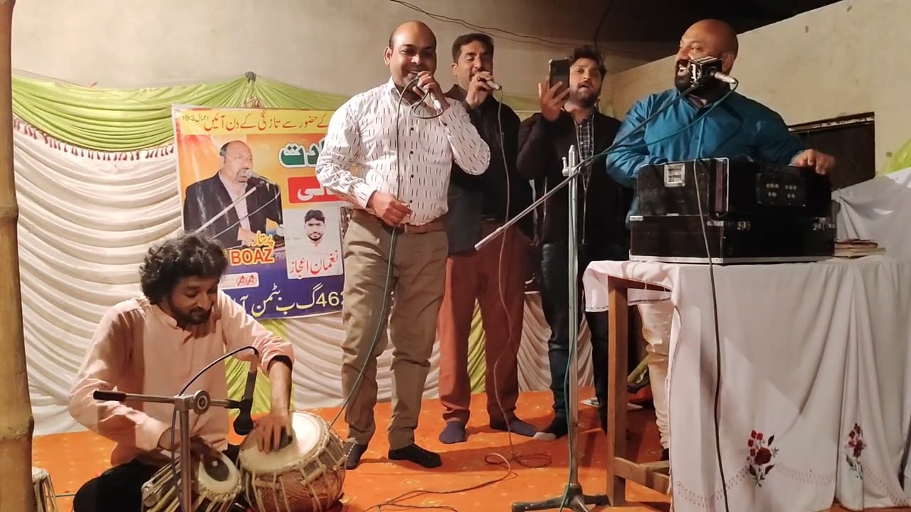 zaboor mashup Asif Boaz sb with shahzad Gill. tabla nawaz Asher Samuel sb.
