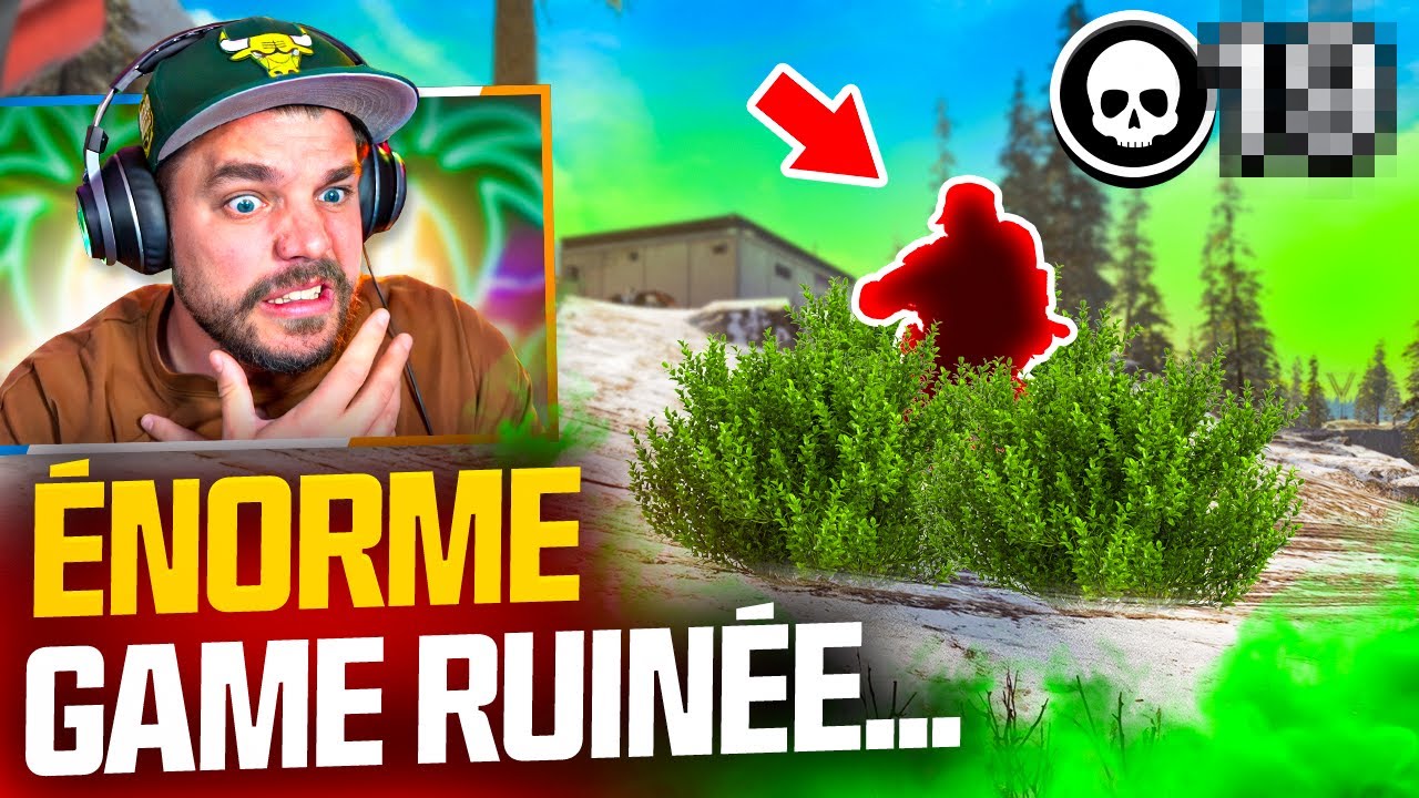 Il me GACHE MA GAME en CAMPANT... sur WARZONE !