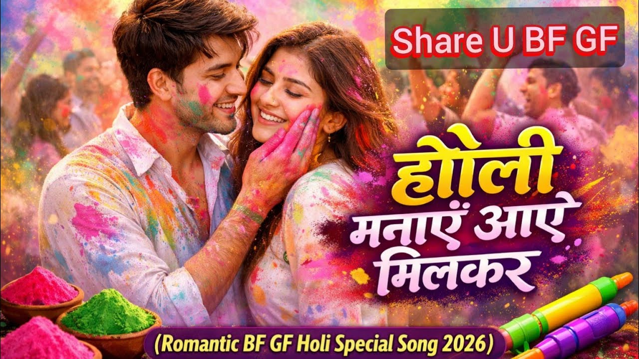 🎵 “होली मनाएँ आए मिलकर” 🎵(Romantic BF GF Holi Special Song 2026) #holisong  #holi