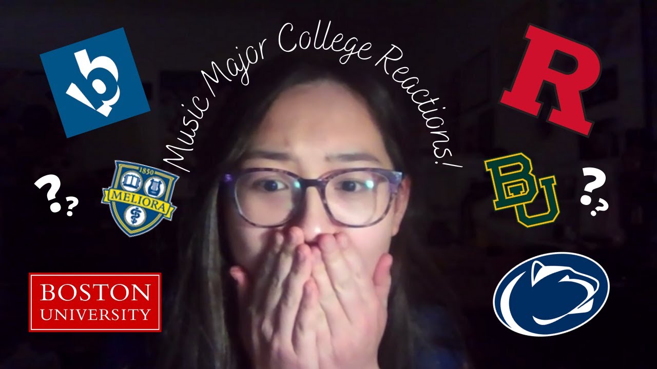 College Decision Reactions 2022!! (Music Major Edition + Where I'm going :)