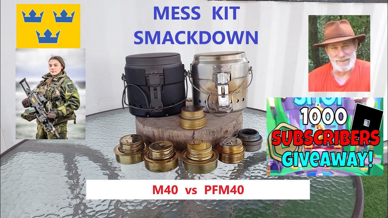 Dave Canterbury's PATHFINDER PFM40 vs. Swedish M40 Mess Kit  BOIL TIME SMACKDOWN  #davecanterbury