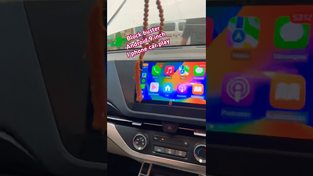 KIA carens block buster android 9inch I phone car play all cars available in Sonu car #explore #car