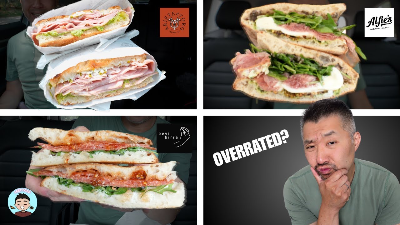 Did These 3 ITALIAN SANDWICHES Change My Mind? - Ariete E Toro, Alfie's & Bevi Birra