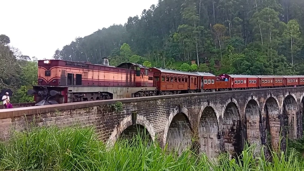 Calipso train over the nine arch birdge