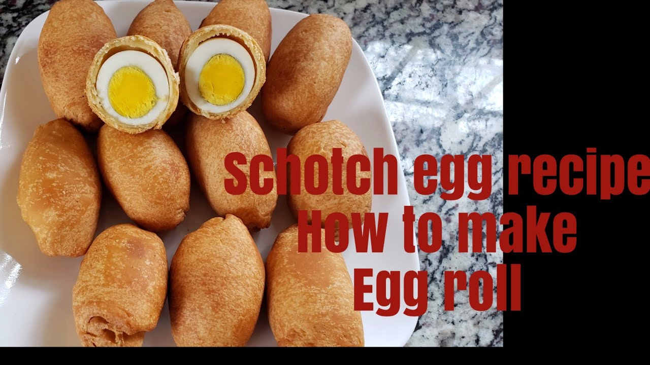 How to make  perfect scotch egg| HOW to make Cameroonian egg roll|Scotch egg