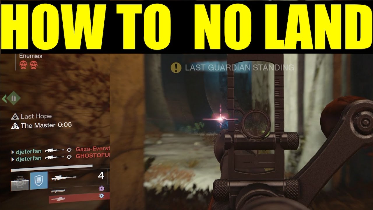 Destiny: How To use No land Beyond (Destiny Tips & Tricks)