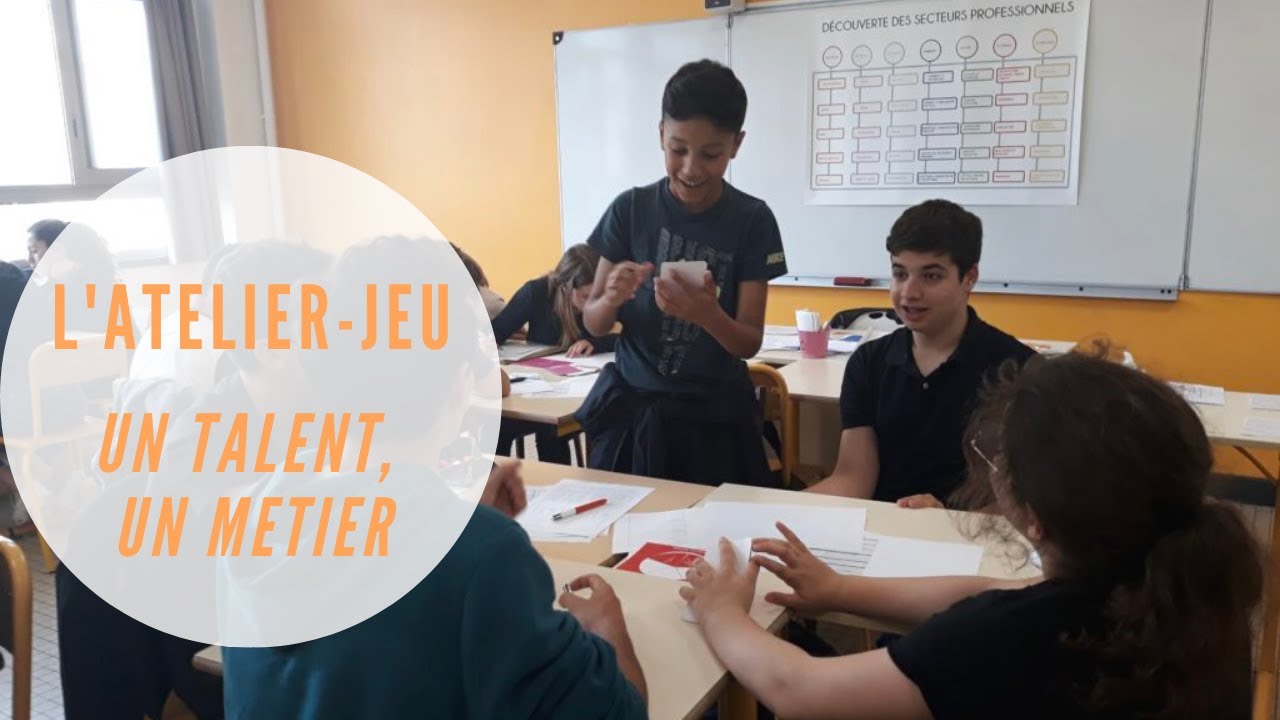Un talent, Un métier : un atelier-jeu sur l'orientation