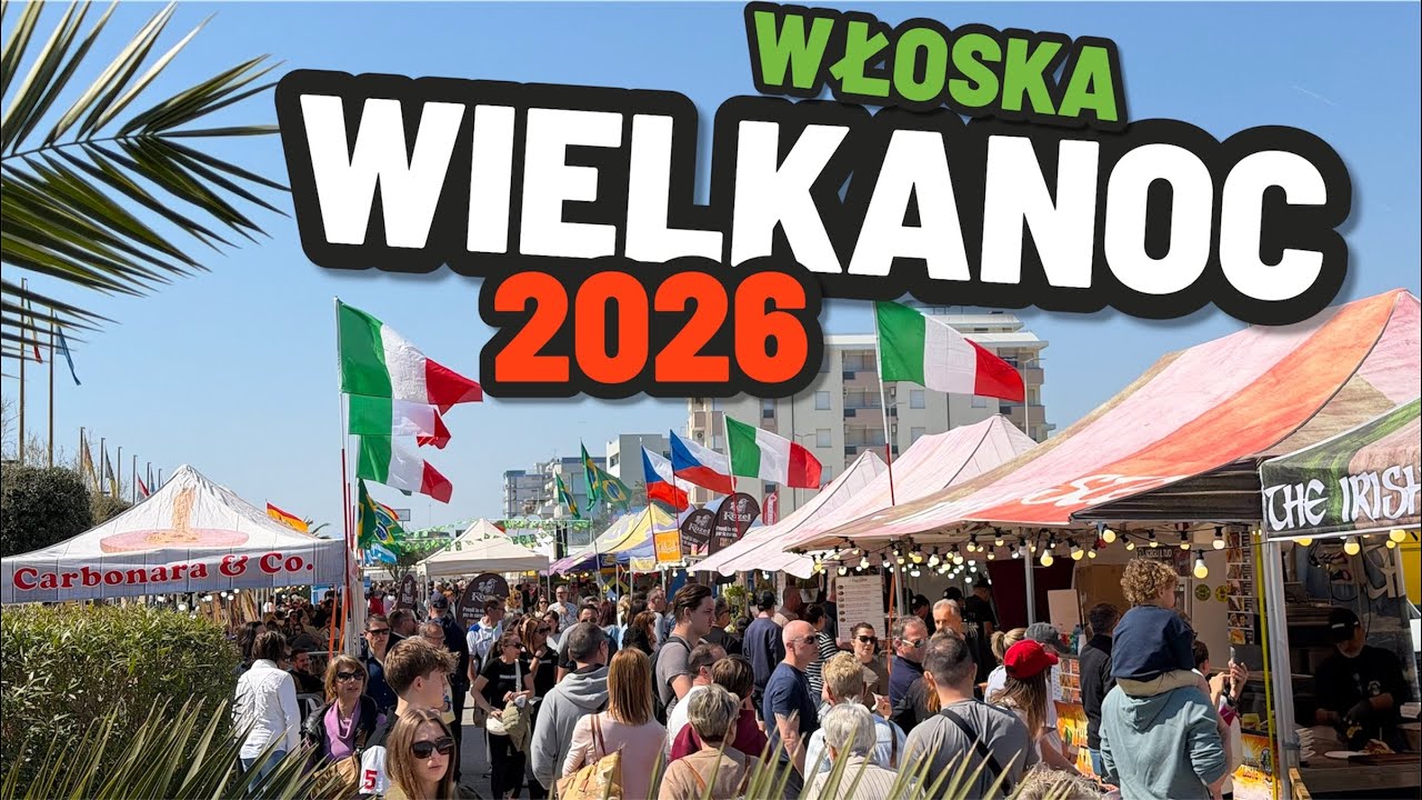 WIELKANOC WE WŁOSZECH 2026: Jarmark Mercato Europeo w Bibione! 🇮🇹🥘 