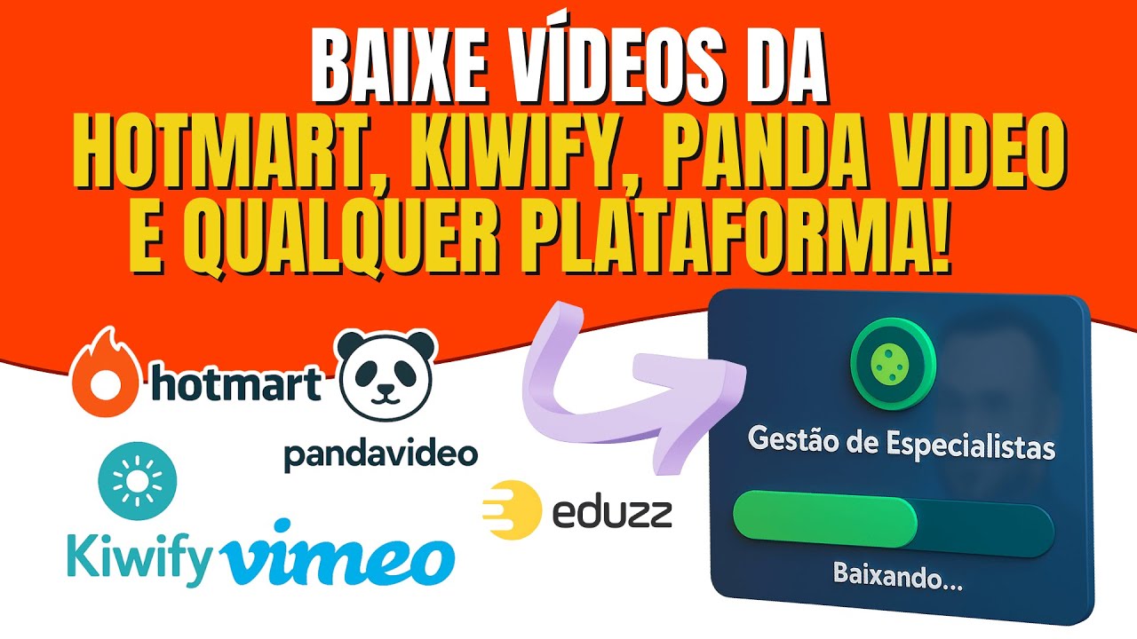 COMO BAIXAR V&Iacute;DEOS DA HOTMART, PANDA VIDEO, KIWIFY E OUTRAS PLATAFORMAS &mdash; M&Eacute;TODO R&Aacute;PIDO 2026