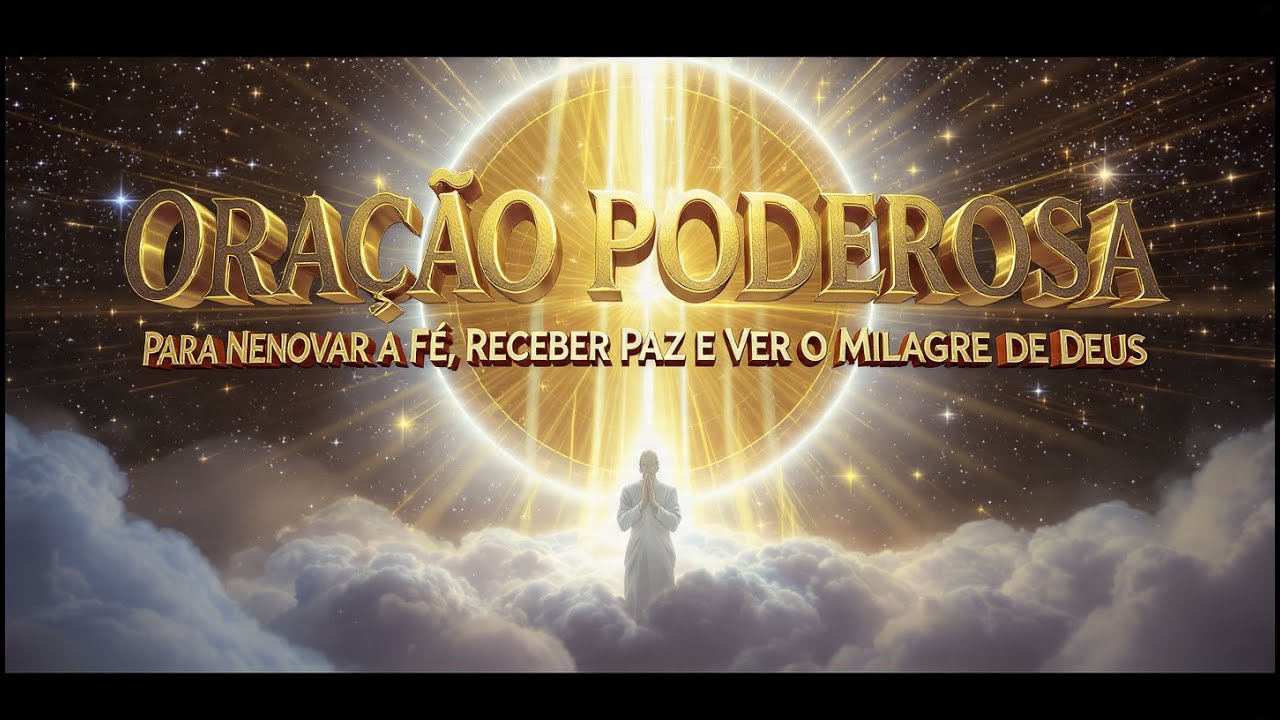Oração Poderosa Para Renovar a Fé, Receber Paz e Ver o Milagre de Deus