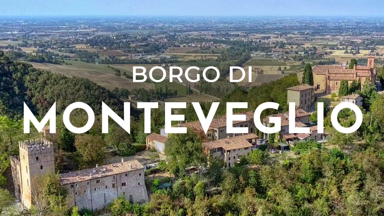 Monteveglio, il borgo visto dal drone