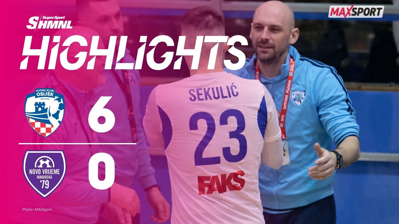 OSIJEK KANDIT vs NOVO VRIJEME 6:0 (13. kolo, SuperSportHMNL 25/26)
