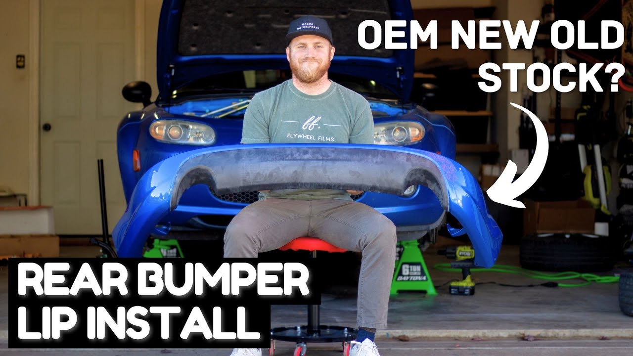Installing an OEM Rear Lip on my NC Miata!