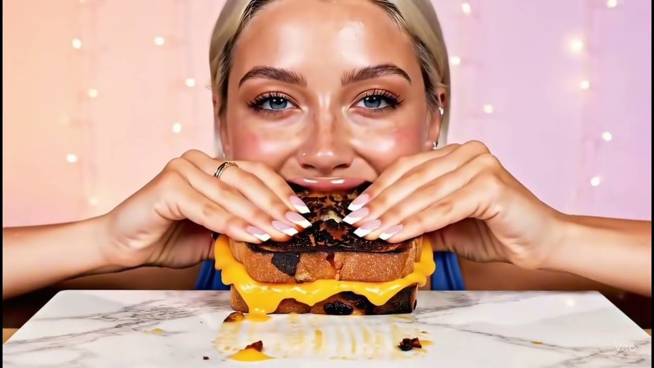 AI ASMR Impossible Eating Challenges Mukbang