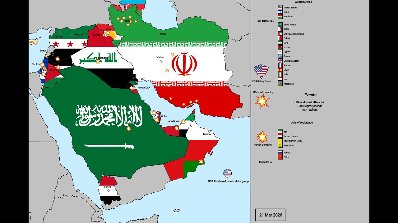 US-Israel destruction of Iran (Hypothetical scenario) - Every day