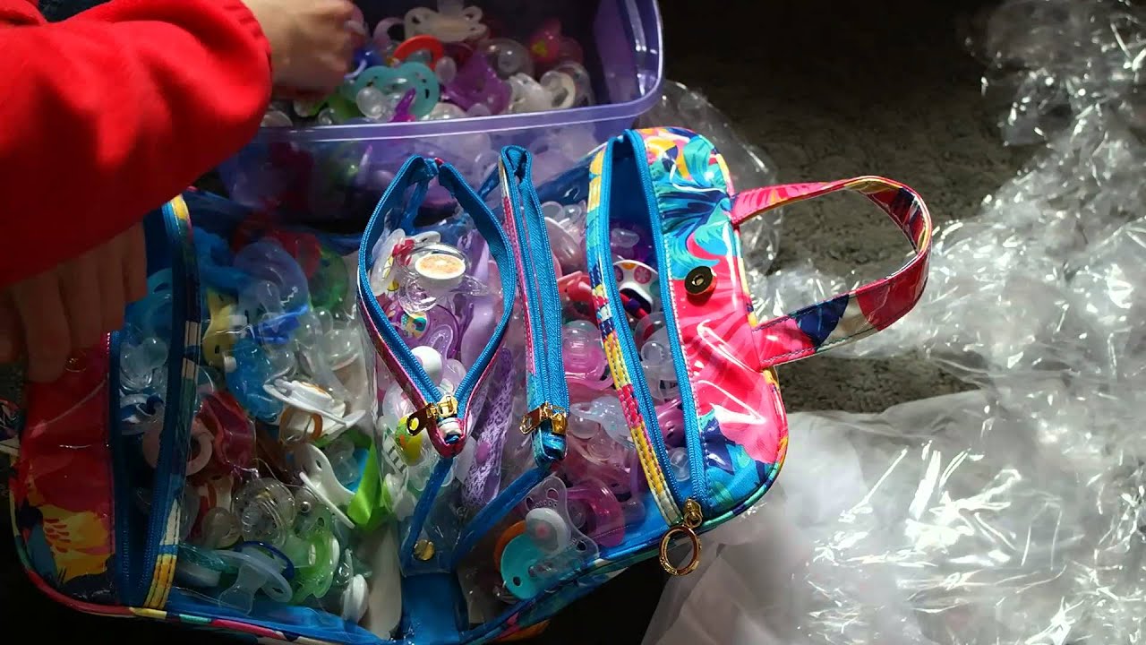 A New Way to Store a Pacifier Collection :)