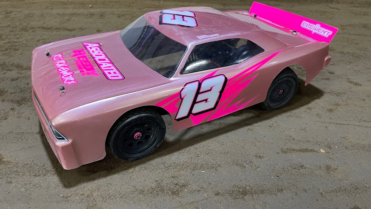 Hitting the track for with HER Team Associated SR10m!