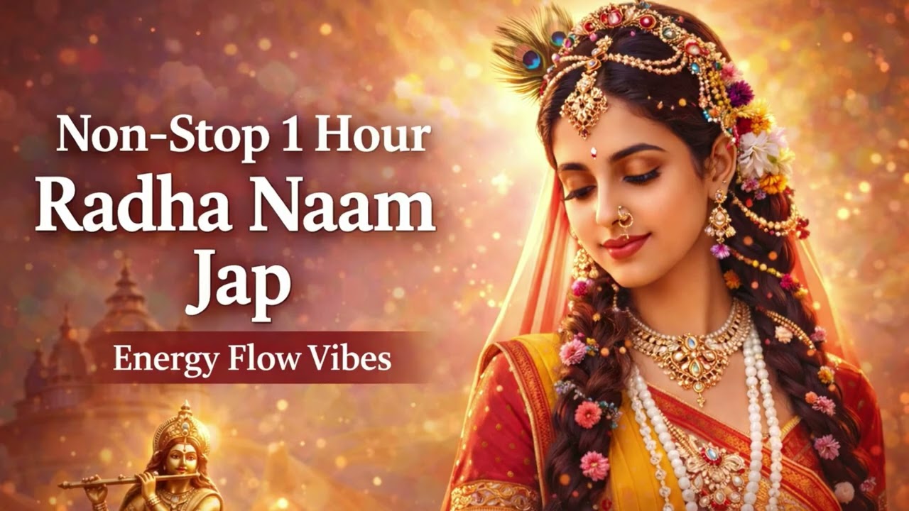 Non-Stop 1 Hour Radha Naam Jap | Powerful Radha Chanting | Radhe Radhe | Meditation Chant 2026