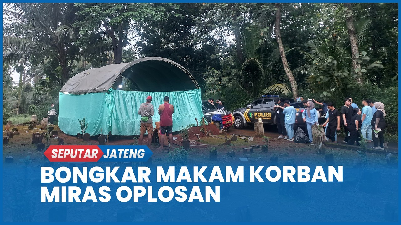Tim Labfor Polda Jateng Bongkar Makam Korban Miras Oplosan di Jepara untuk Autopsi Pengembangan Kasu
