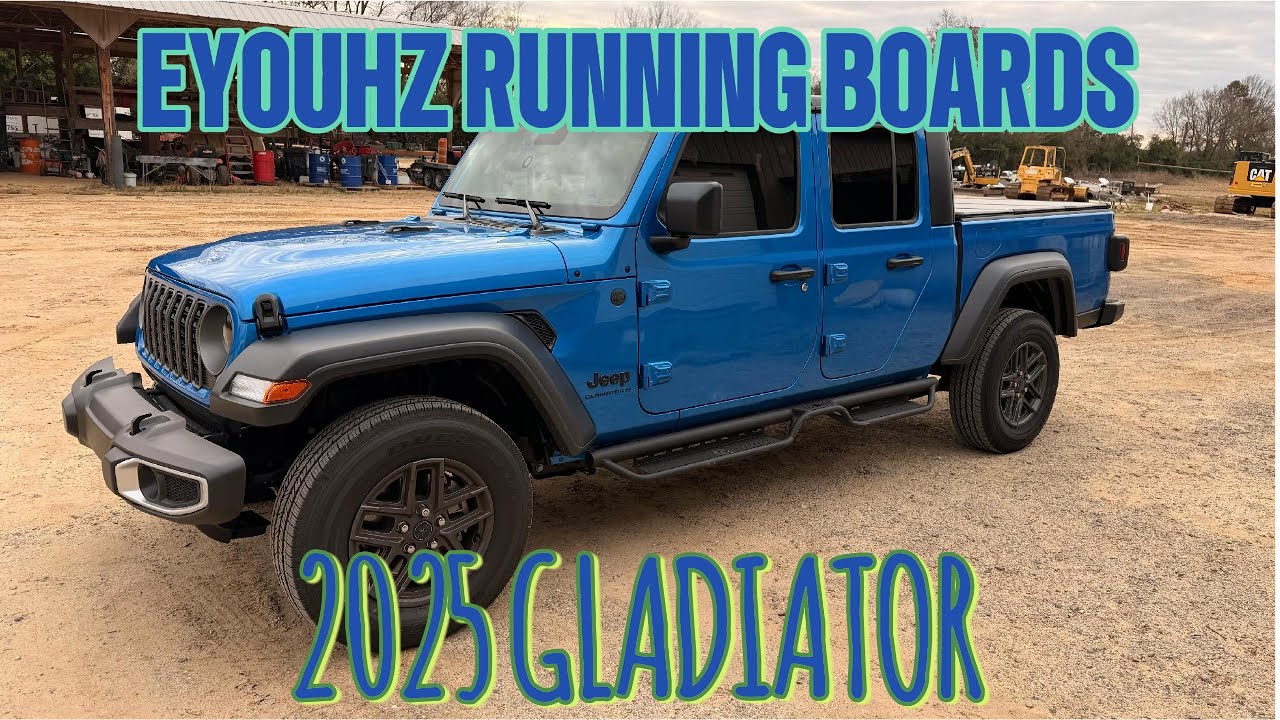 EYOUHZ Running Boards 2025 Jeep Gladiator