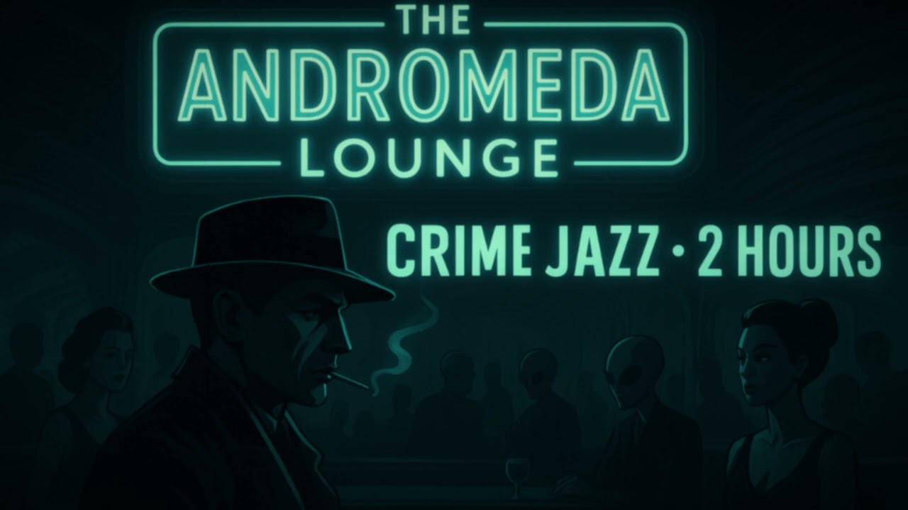 2 Hours of Noir Jazz in Space 🚀🖤 | Andromeda Lounge &ndash; Sci-Fi Crime Jazz Playlist