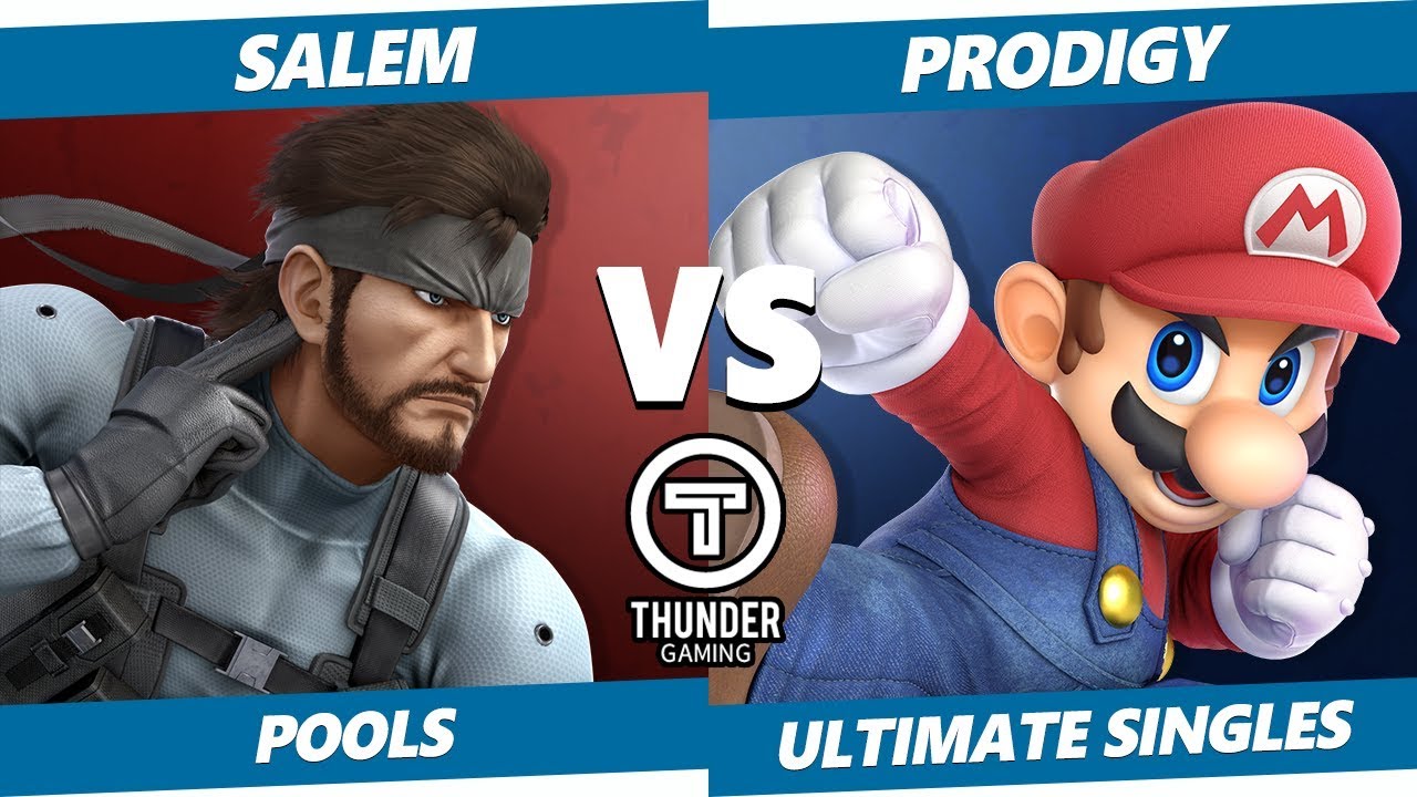 Thunder Smash SSBU - MVG | Salem (Snake) Vs. Prodigy (Mario) Smash Ultimate Tournament Pools