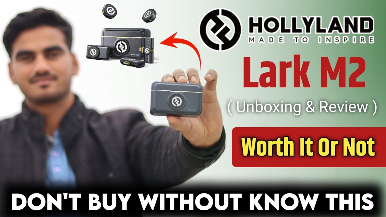 Hollyland Lark M2 Wireless Microphone | Best Wireless Mic | Lark M2 Voice Test And Comparison