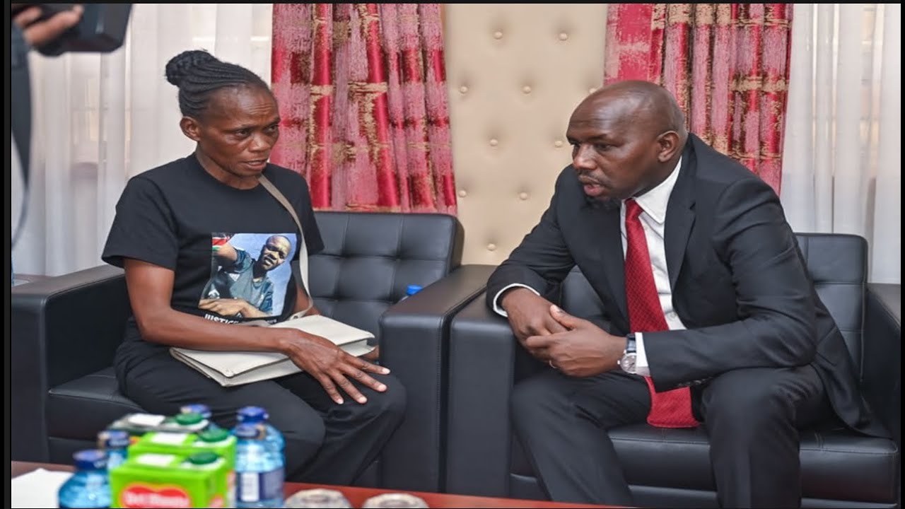 Super CS Murkomen Meets the Mother of Missing Brian Odhiambo Promises her thorough Investigations!