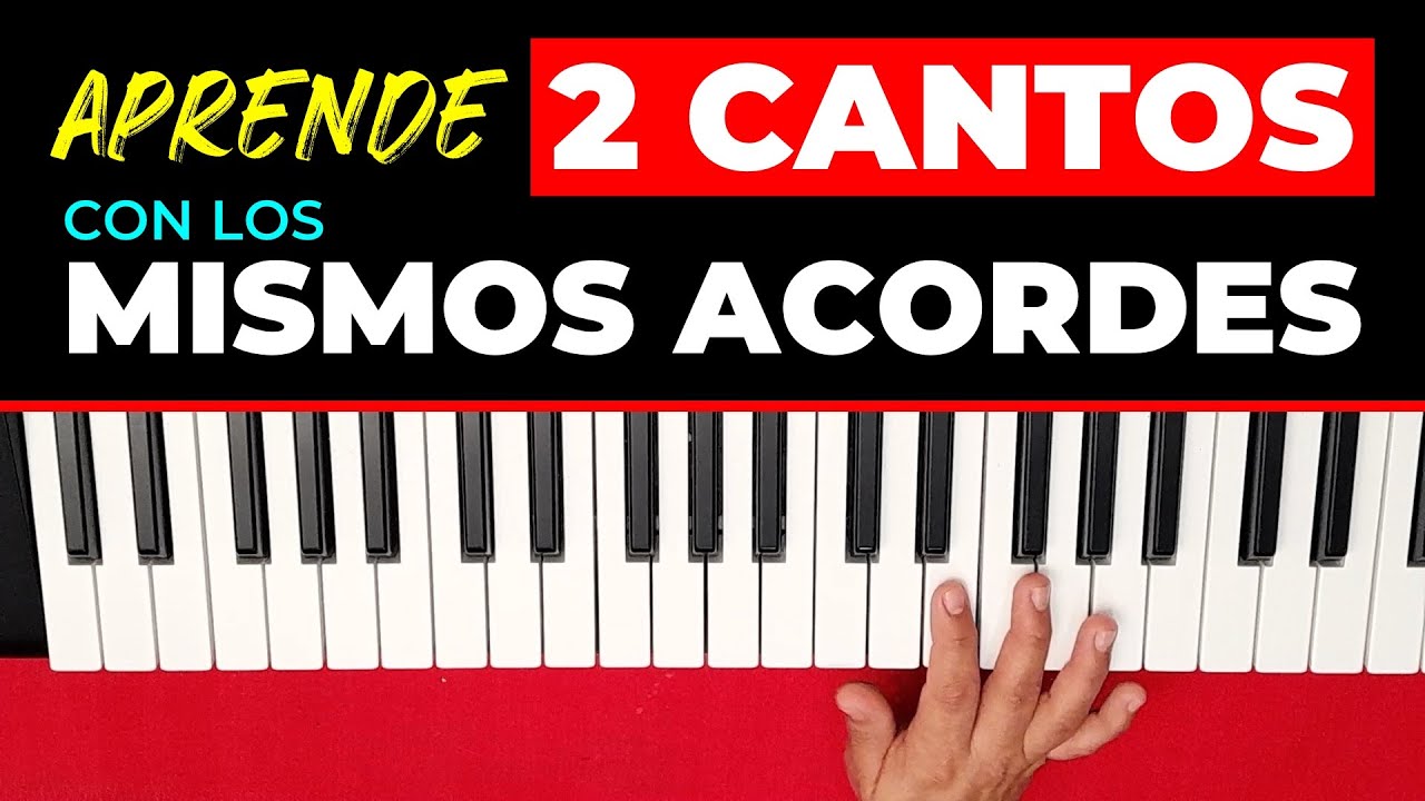 Levanto mis manos y Si le crees a Dios mismos acordes piano tutorial