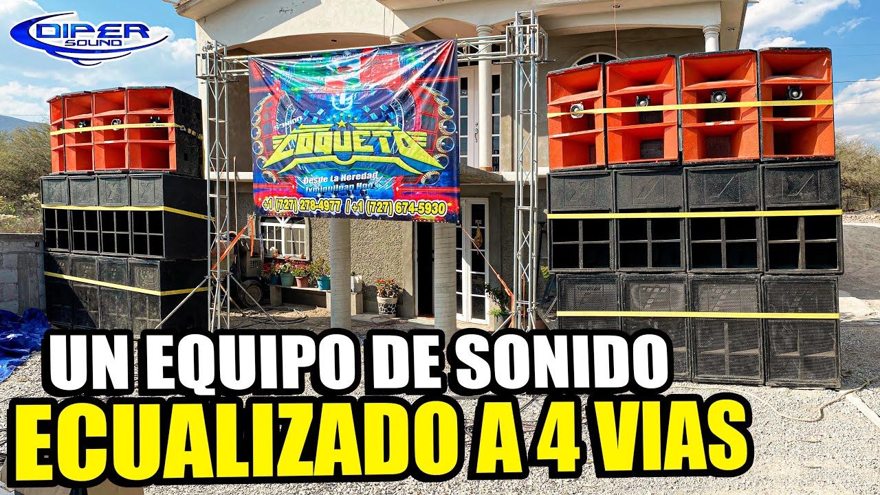 LA CLARIDAD DE AUDIO A 4 VIAS BIEN DIVIDIDO, AQUI SONIDO COKETO NOS ENSEÑA SUS SISTEMA