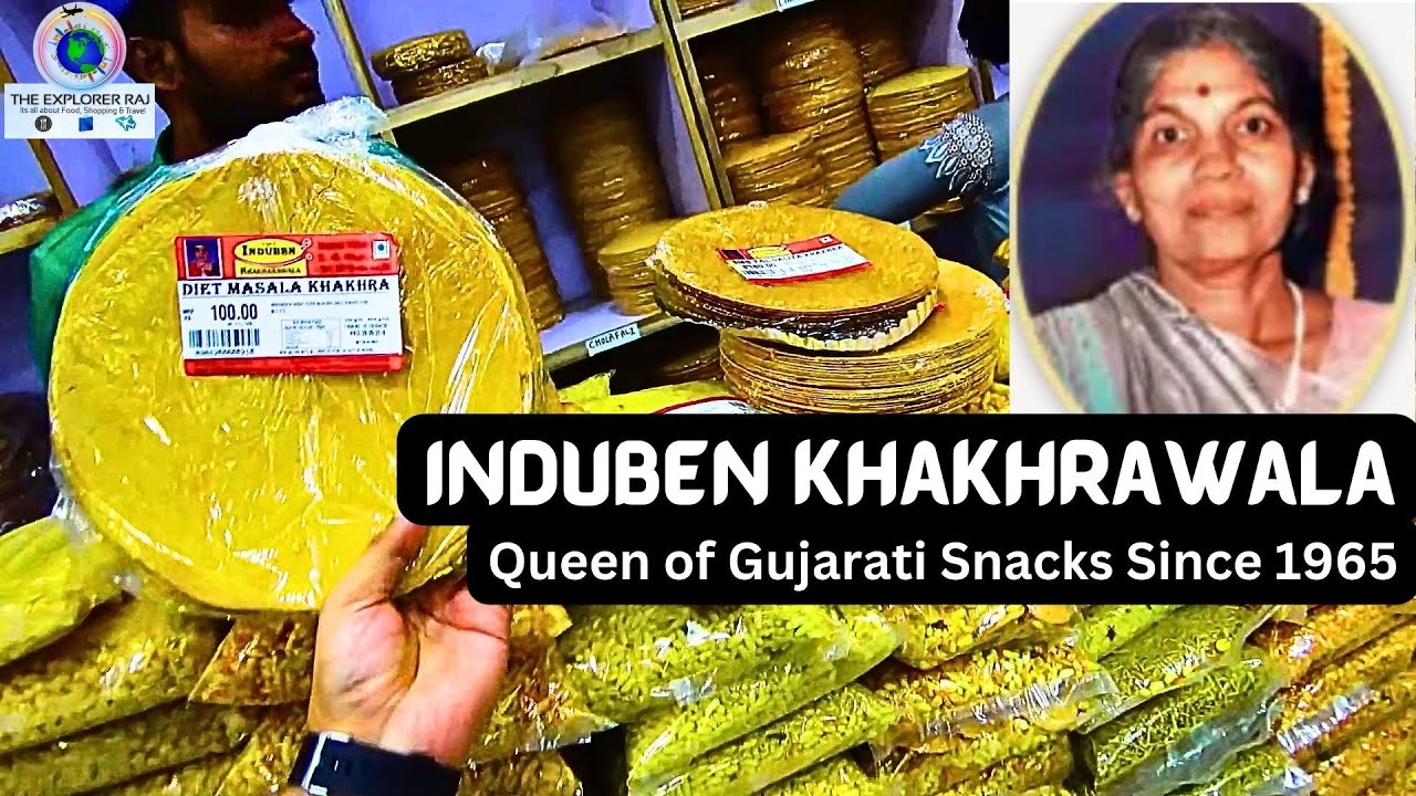 Ahmedabad's Famous Snack Shop - Induben Khakhrawala | Variety of Khakhras, Namkeens, Pickles & More